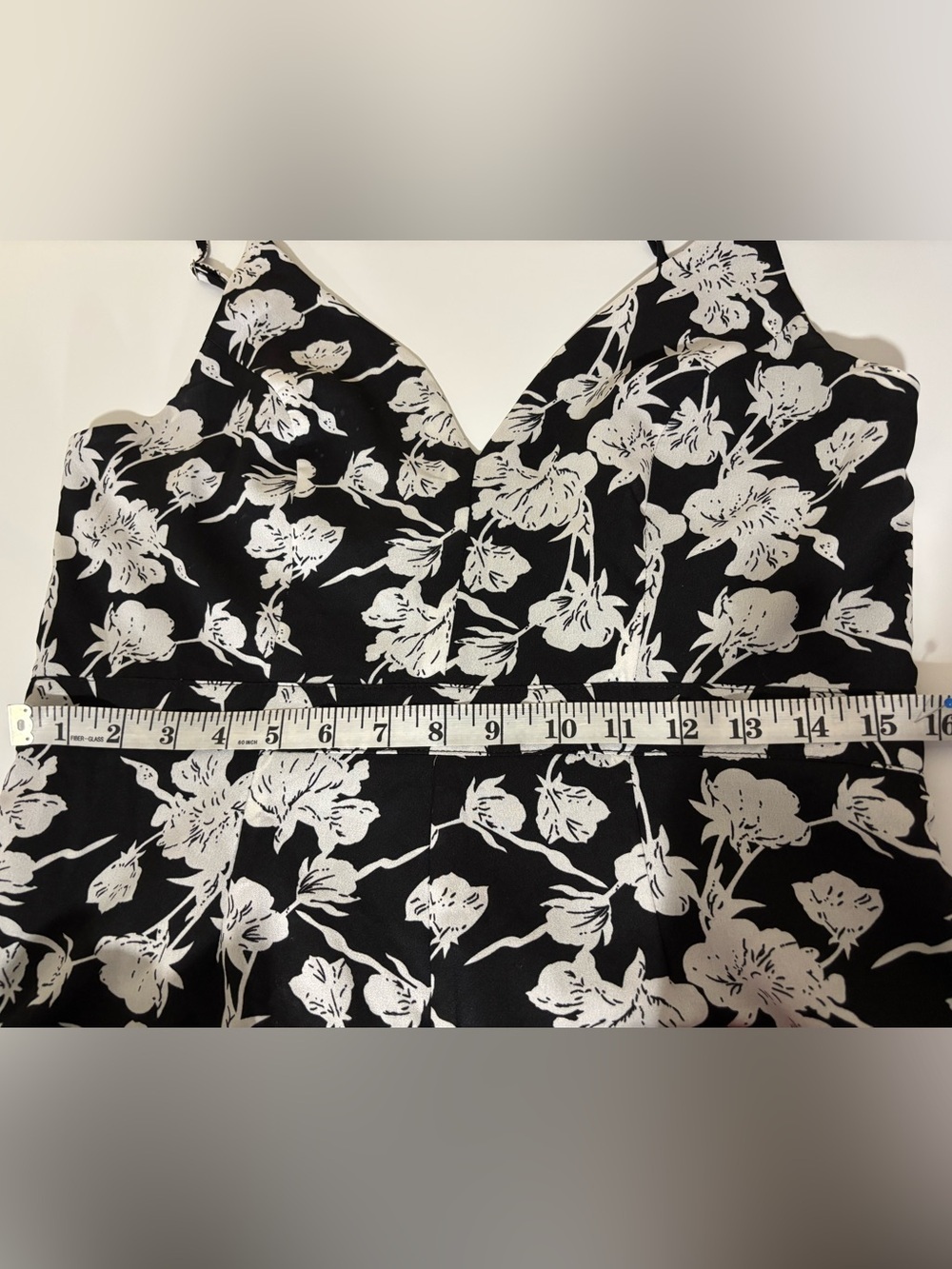 Lulus Darling Daylily Floral High Low Maxi Dress Black White Size L - Picture 8 of 12